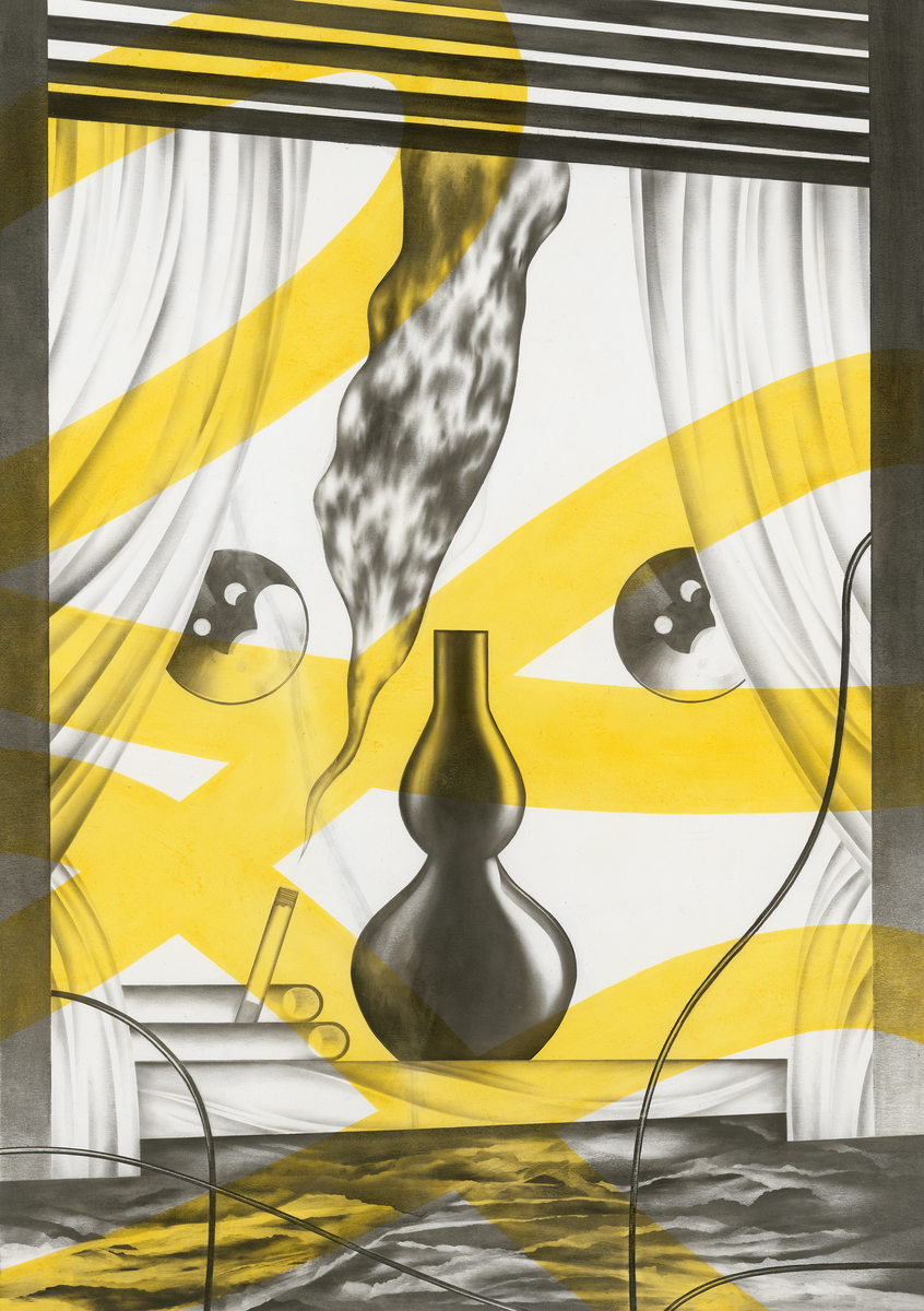 Phil - Öl auf Papier, 70 × 50 cm, 2015
