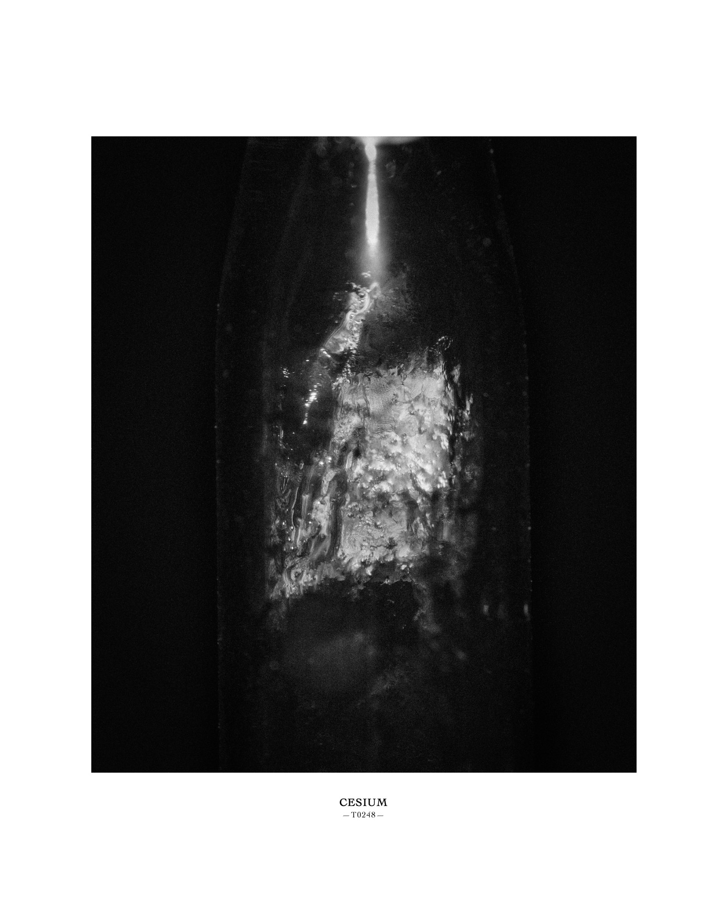Melik Ohanian, Portrait of Duration — Cesium Series (T0248), 2015, Black and white photograph, 53 x 43 x 5cm (framed), 1_1 + 1 AP