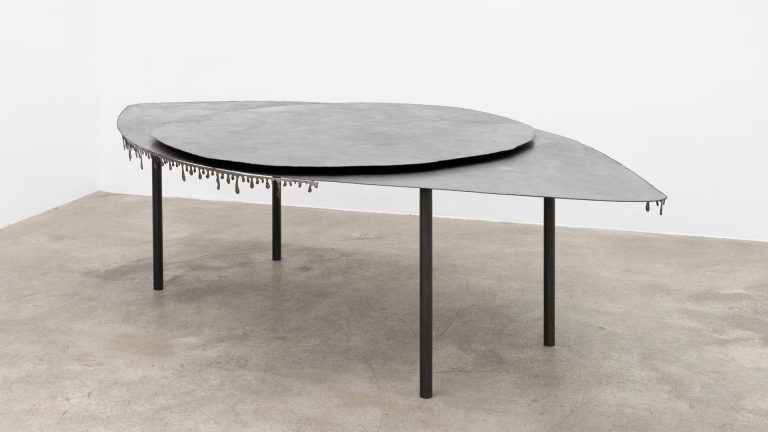 12 Liesl Raff, Eyes 2, 2018, Steel, Steel Sheet, Magnets, Lazy Susan, Wax, 295 X 150 X 77 Cm Cover