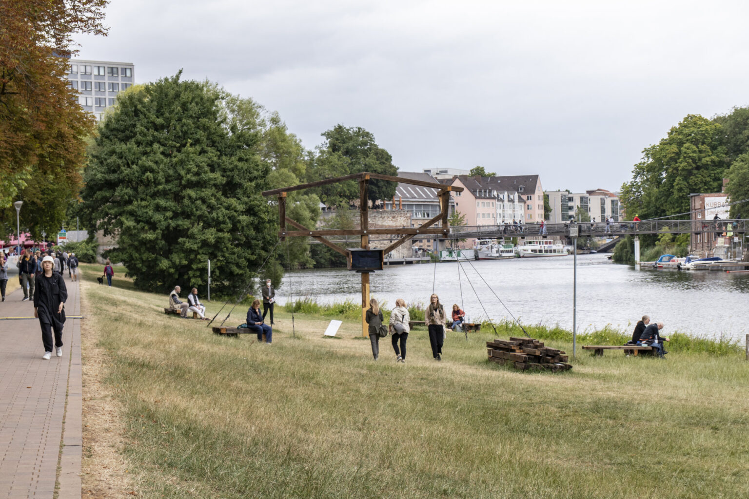 documenta 15: Compost heap (Karlsaue), Greenhouse (Karlsaue), Hiroshima ...