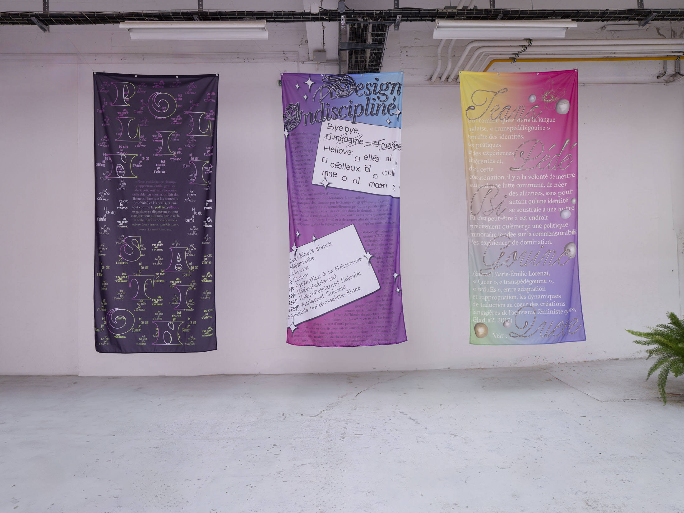 H·alix sanyas & bye bye binary at passerelle centre d’art contemporain 7