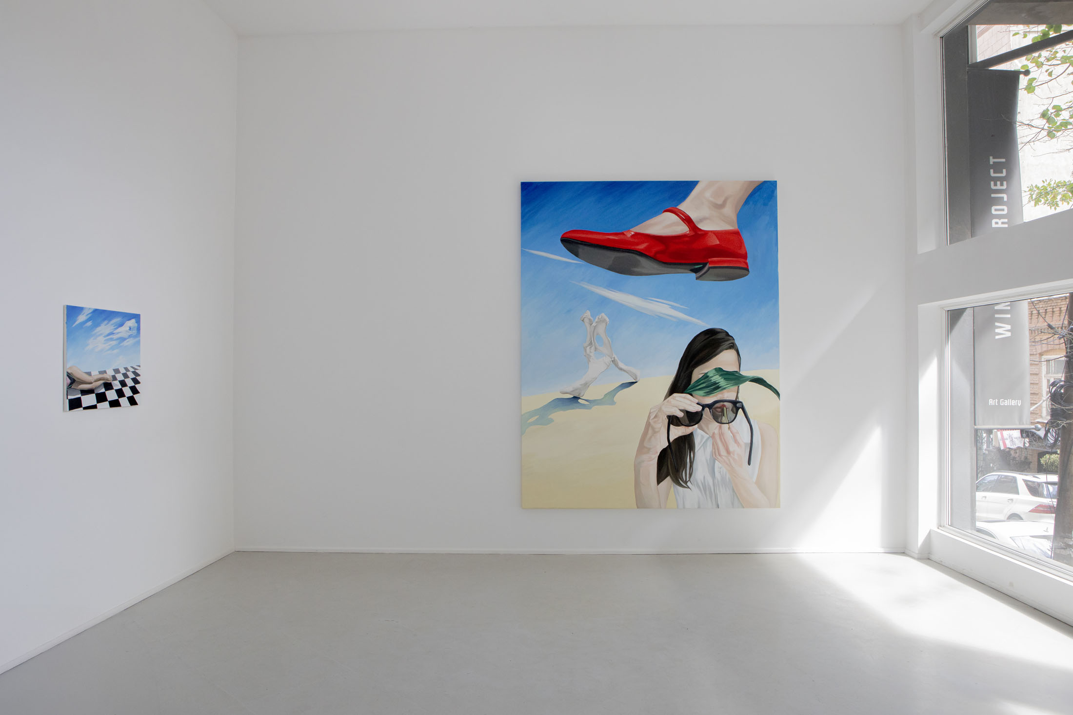 Ani toidze at window project, tbilisi 1