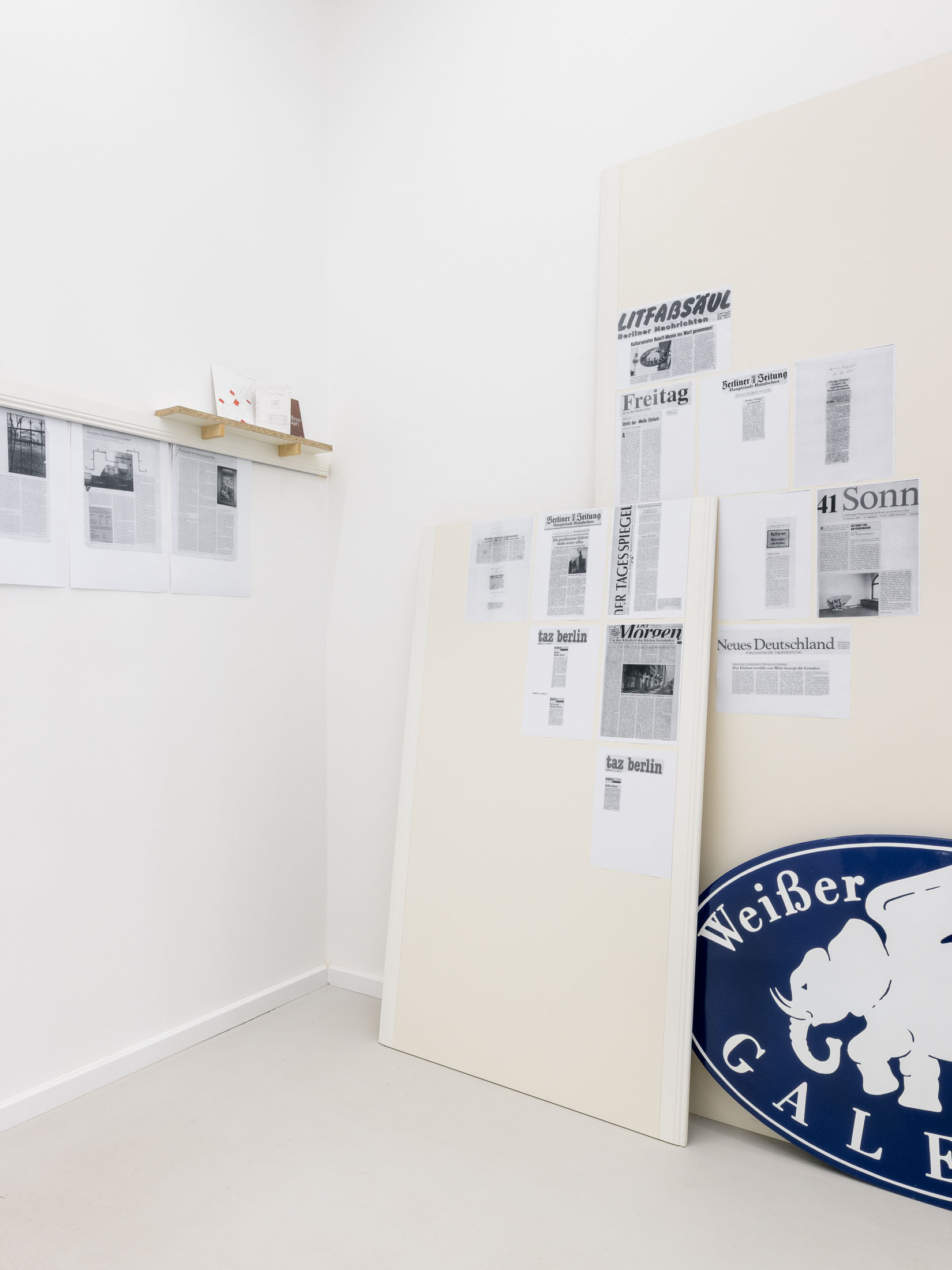 Dislocations—on the spot at kunst raum mitte, berlin 1