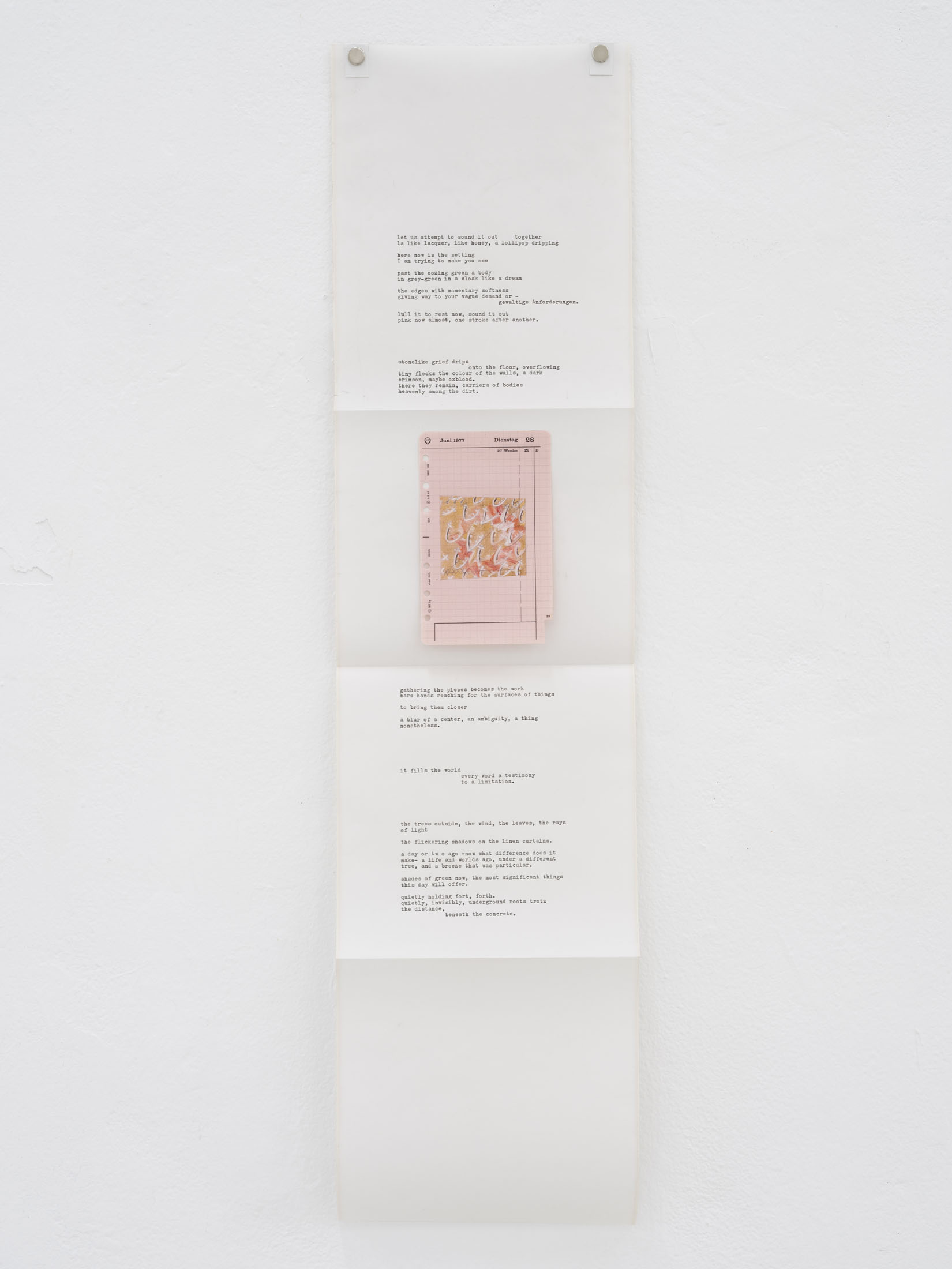 Ausstellung in der halle fuer kunst