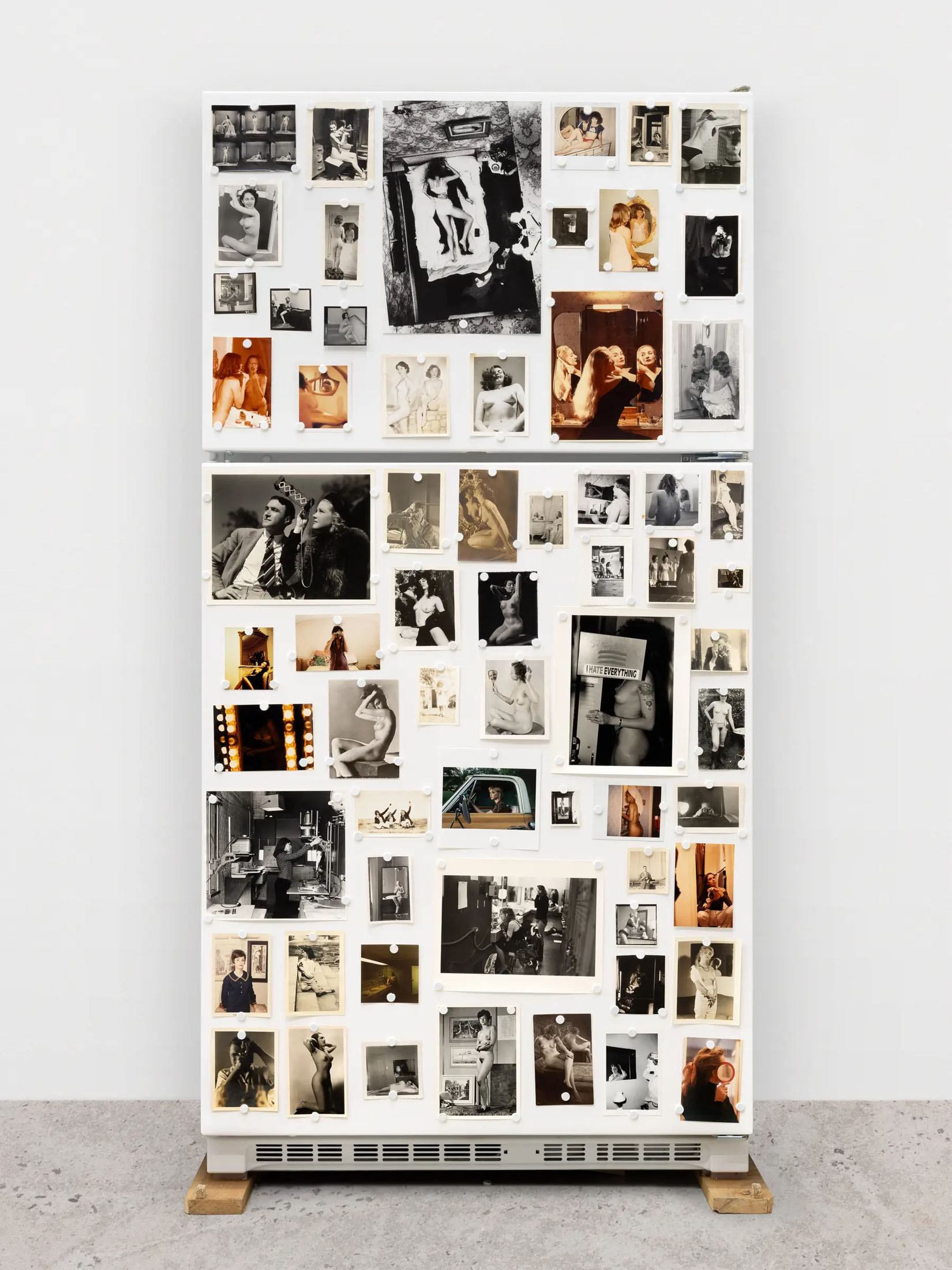 Photos on fridges at harkawik, new york artwork 14