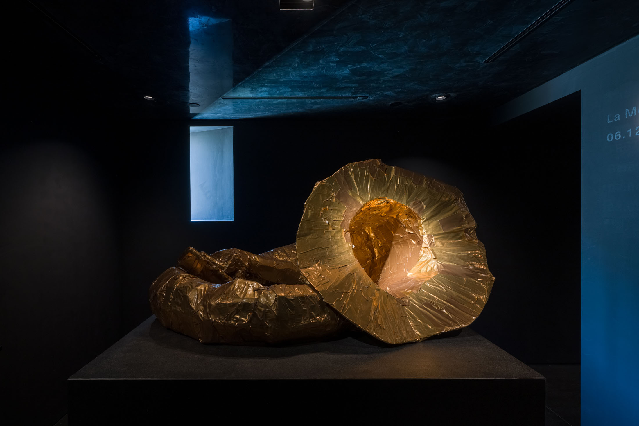 La moustache at empty gallery, hong kong 1