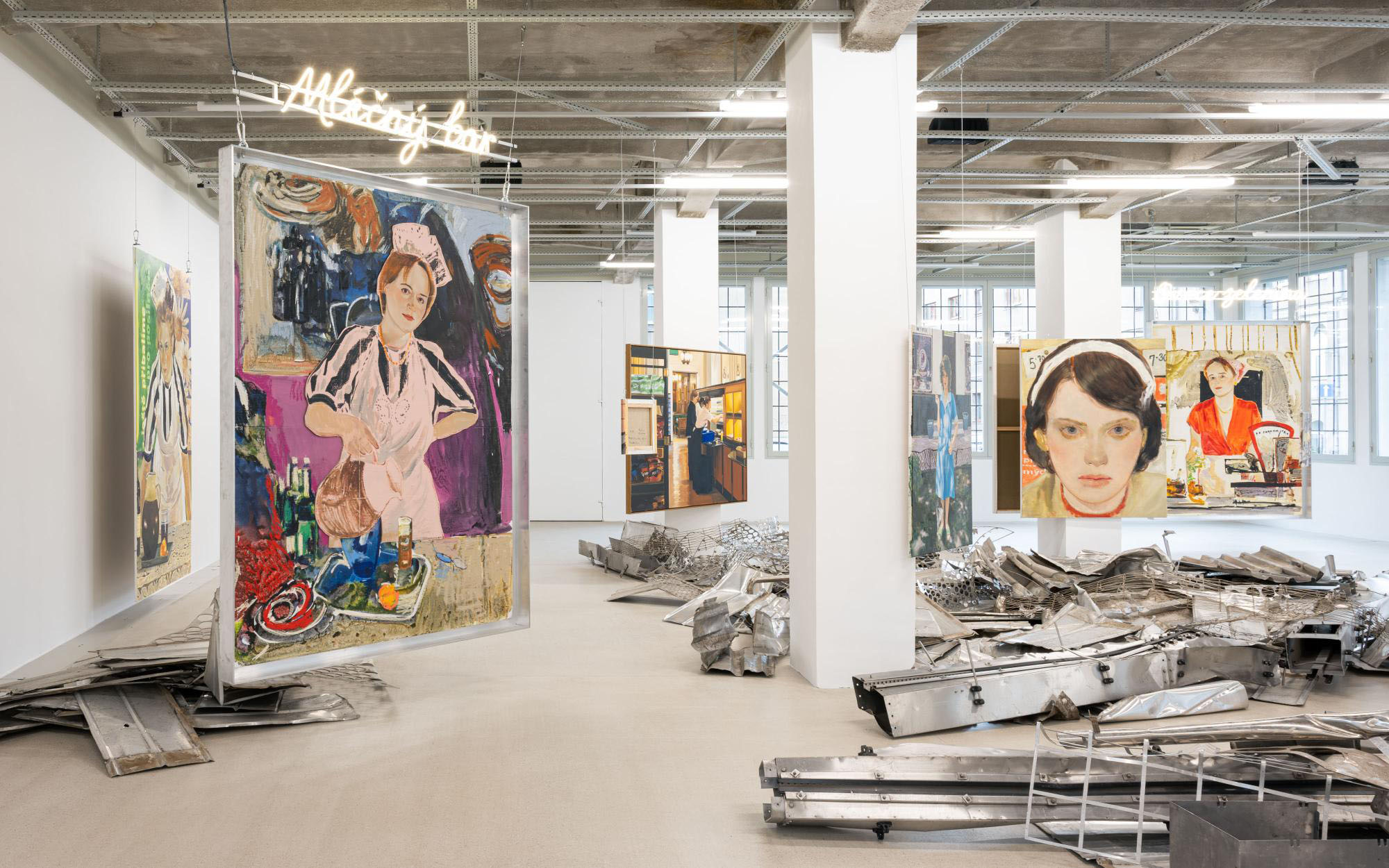 Behind the counter at telegraph gallery, olomouc 11