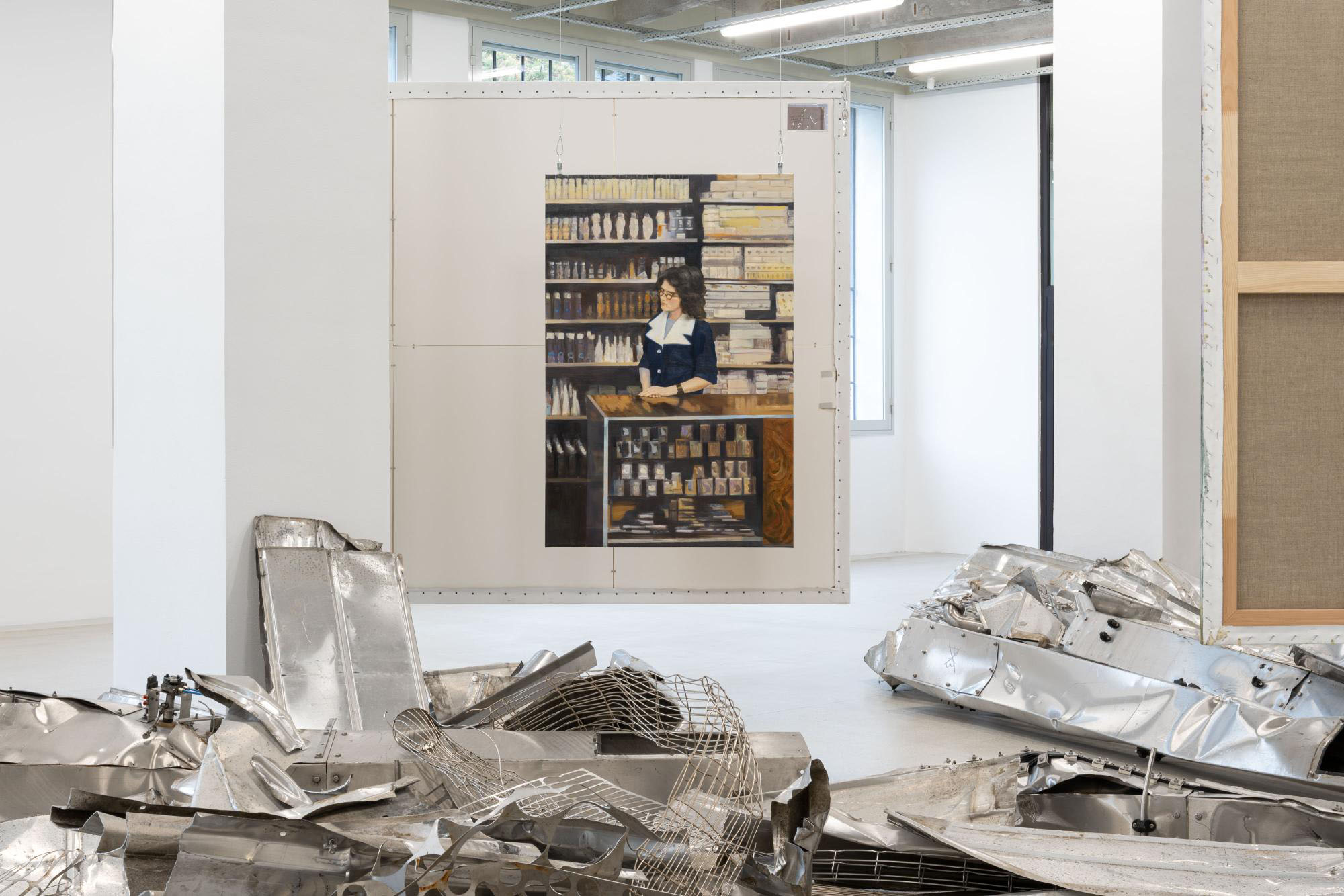 Behind the counter at telegraph gallery, olomouc 12