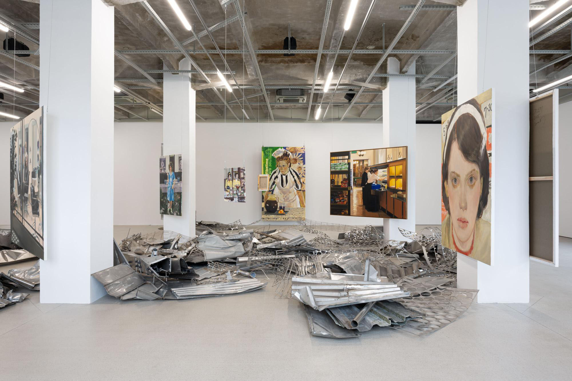 Behind the counter at telegraph gallery, olomouc 2