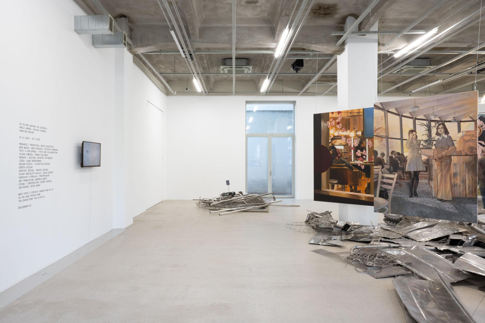 Behind the counter at telegraph gallery, olomouc 22