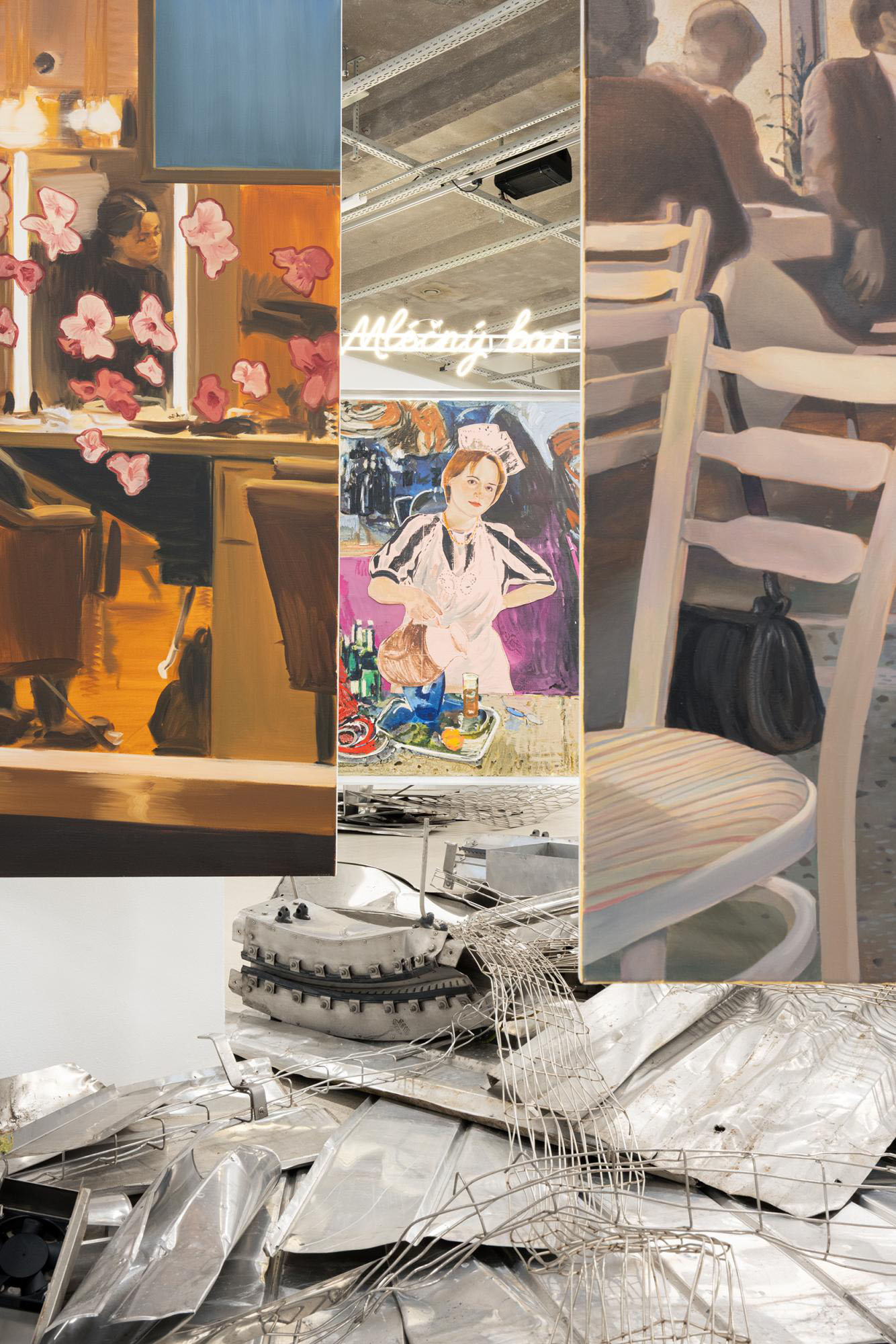 Behind the counter at telegraph gallery, olomouc 26