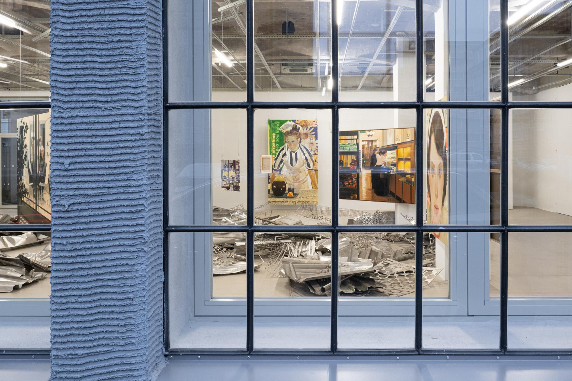 Behind the counter at telegraph gallery, olomouc 29