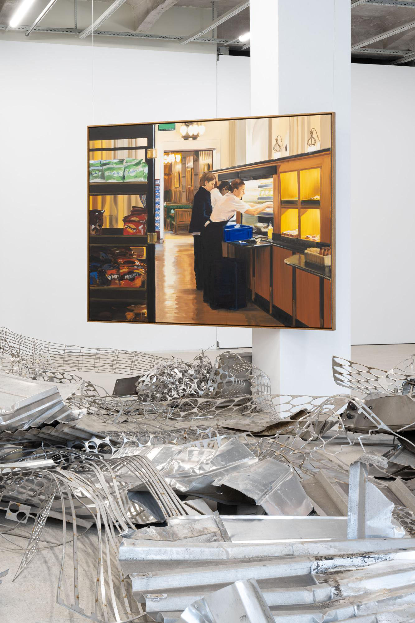 Behind the counter at telegraph gallery, olomouc 6