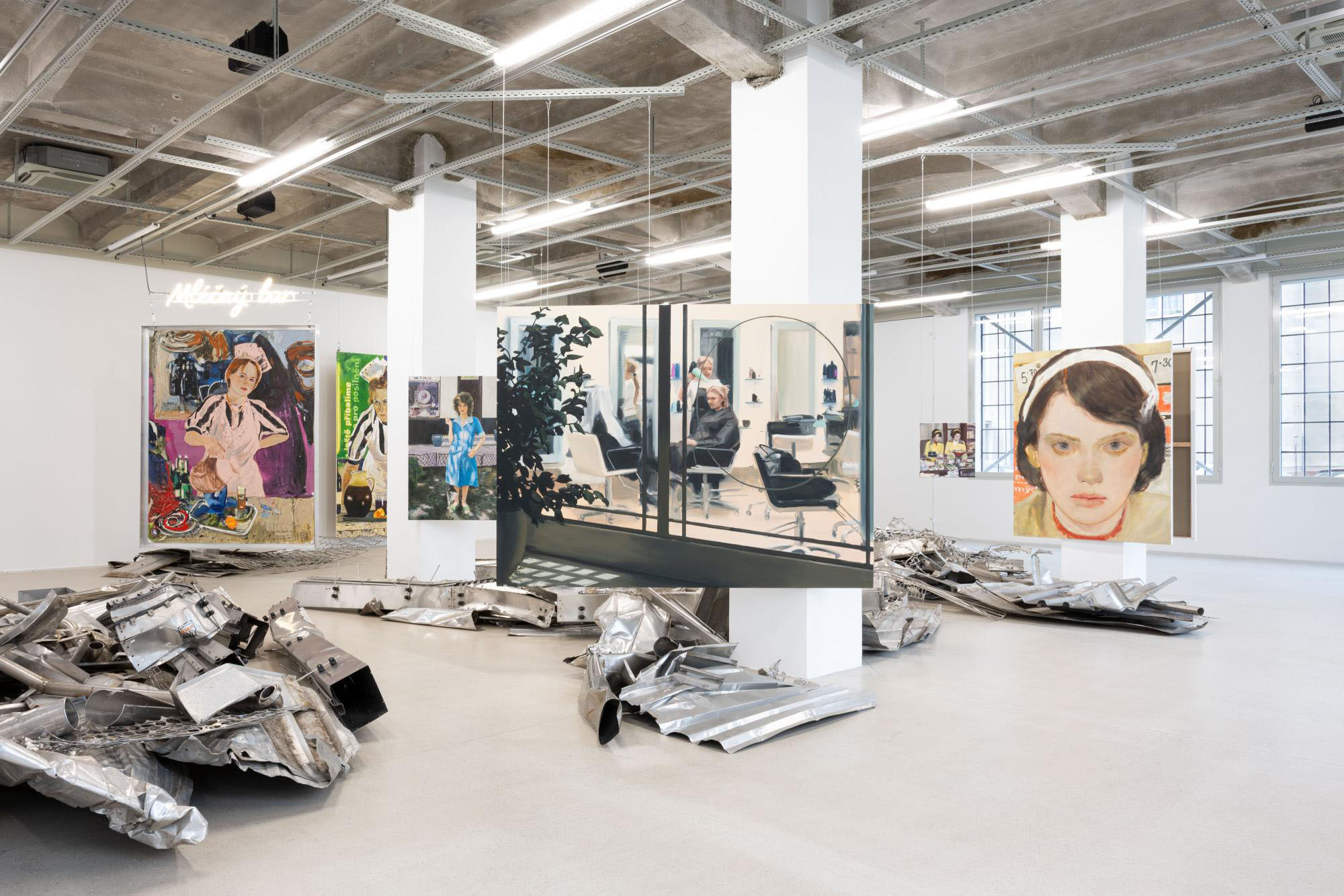 Behind the counter at telegraph gallery, olomouc 7