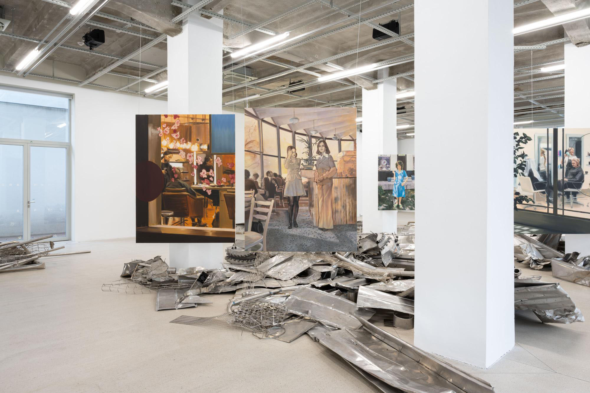Behind the counter at telegraph gallery, olomouc 9