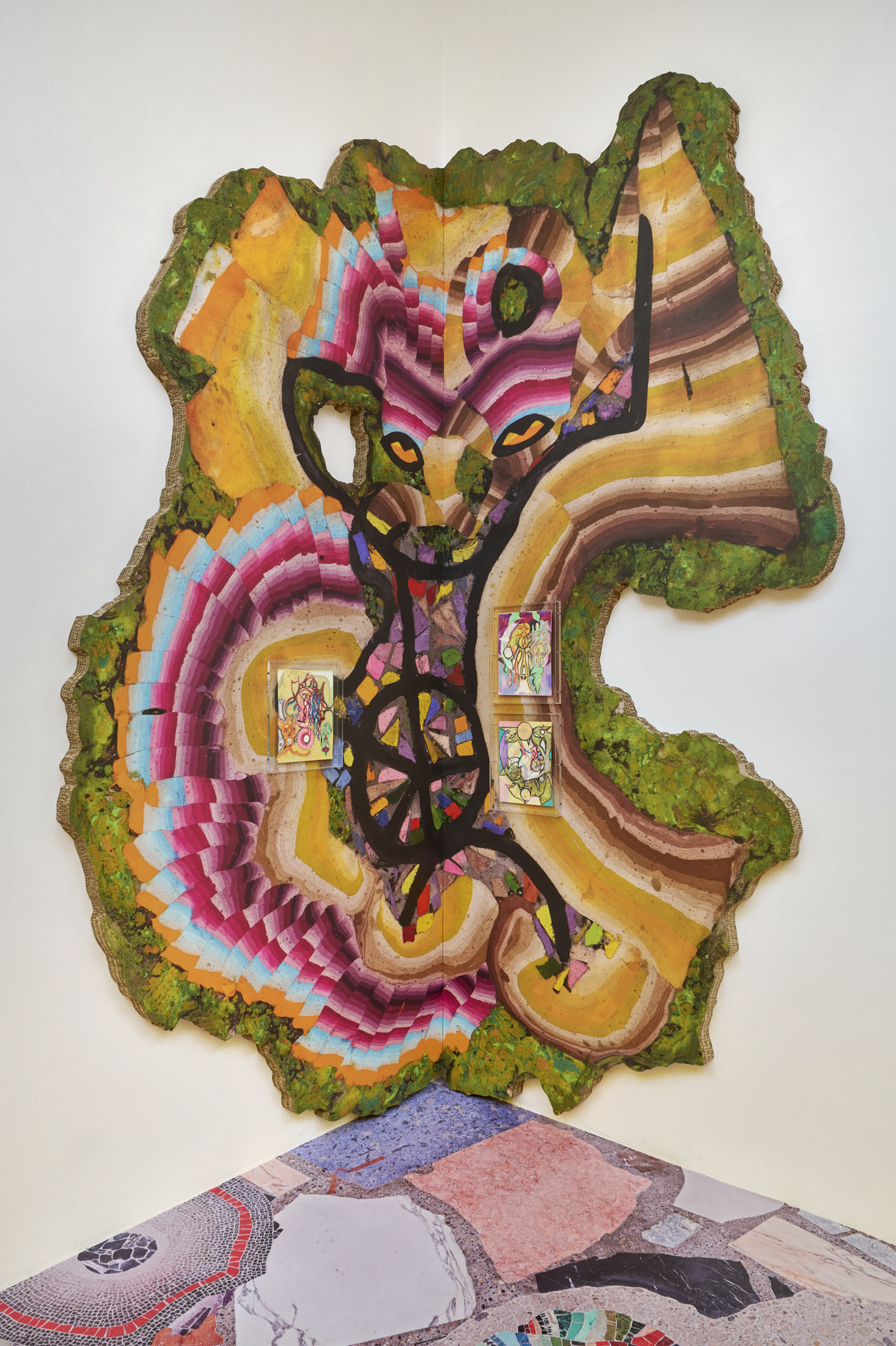 Kerstin Brätsch at Galerie Thomas Schulte, Berlin